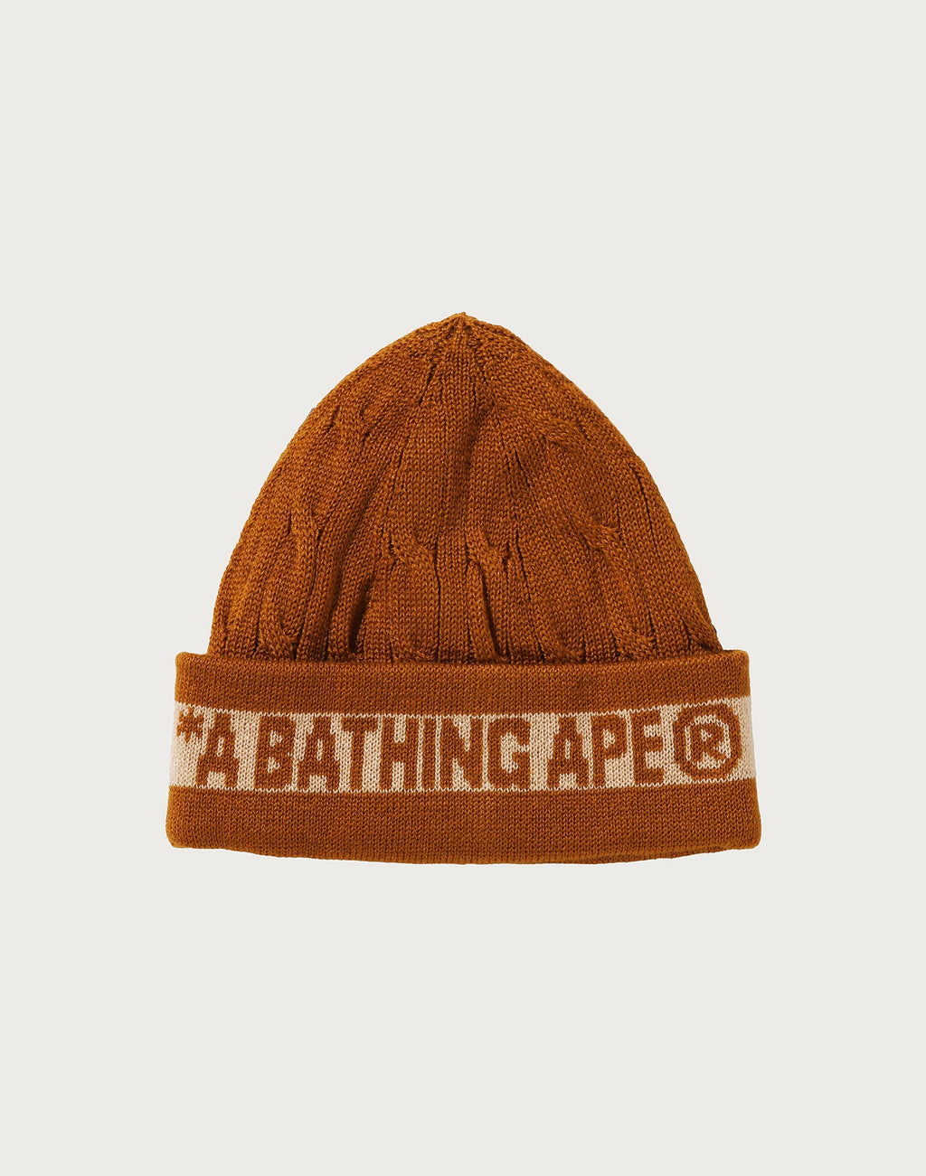 BAPE CABLE KNIT CAP MENS