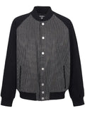 Balmain rhinestone-embellished bomber jacket