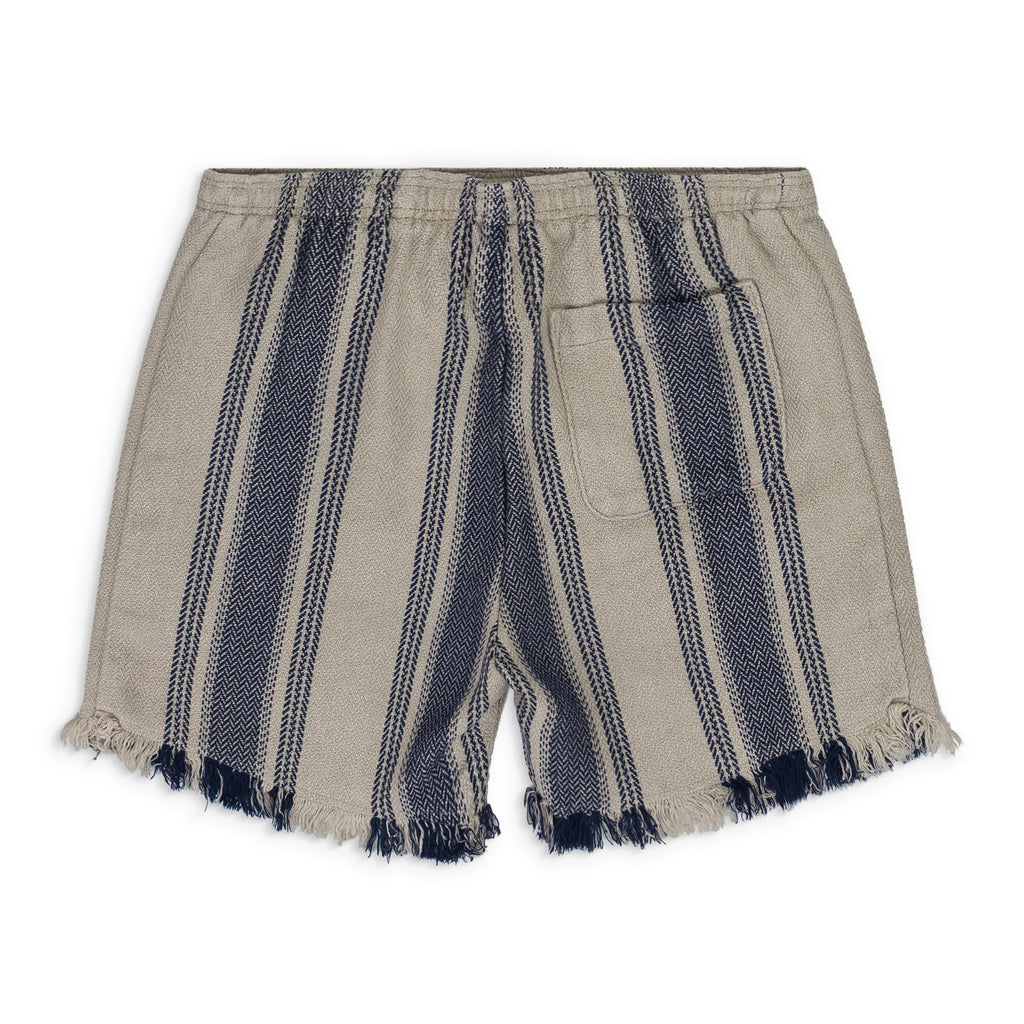 Grey Stripe Linen Training Pants