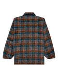 SOUTH2 WEST8 plaid logo-patch jacket