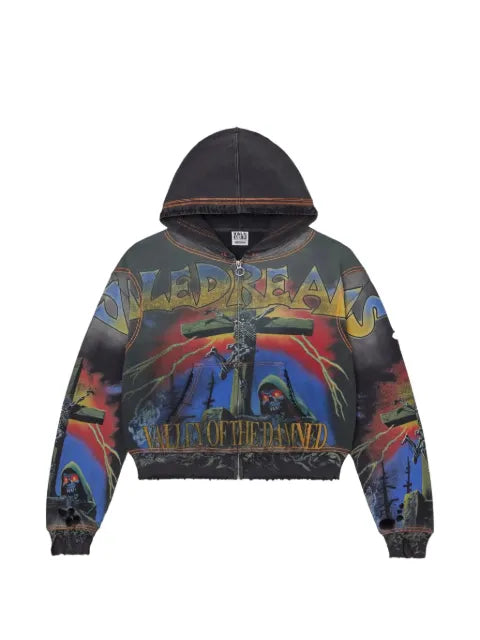 Vale damned zip hoodie