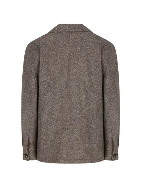 Tagliatore button-up patch-pocket jacket