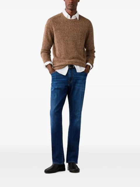 Hackett London Donegal-knit merino-wool sweater