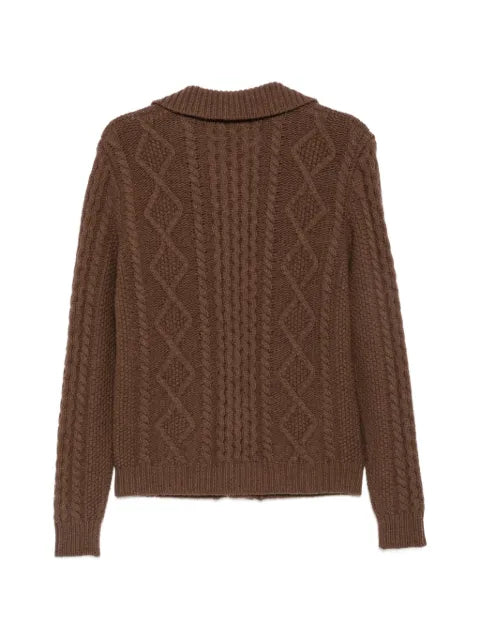 RAKKI Steve McQueen cable-knit cardigan