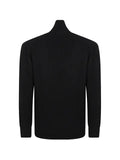 Cruciani high-neck zip-up cardigan
