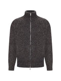 Brunello Cucinelli cashmere and silk high-neck cardigan