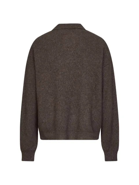 Uma Wang ribbed-knit V-neck sweater
