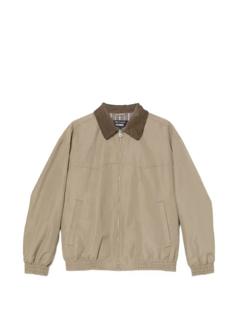 Comme des Garçons Homme Plus corduroy-collar panelled jacket
