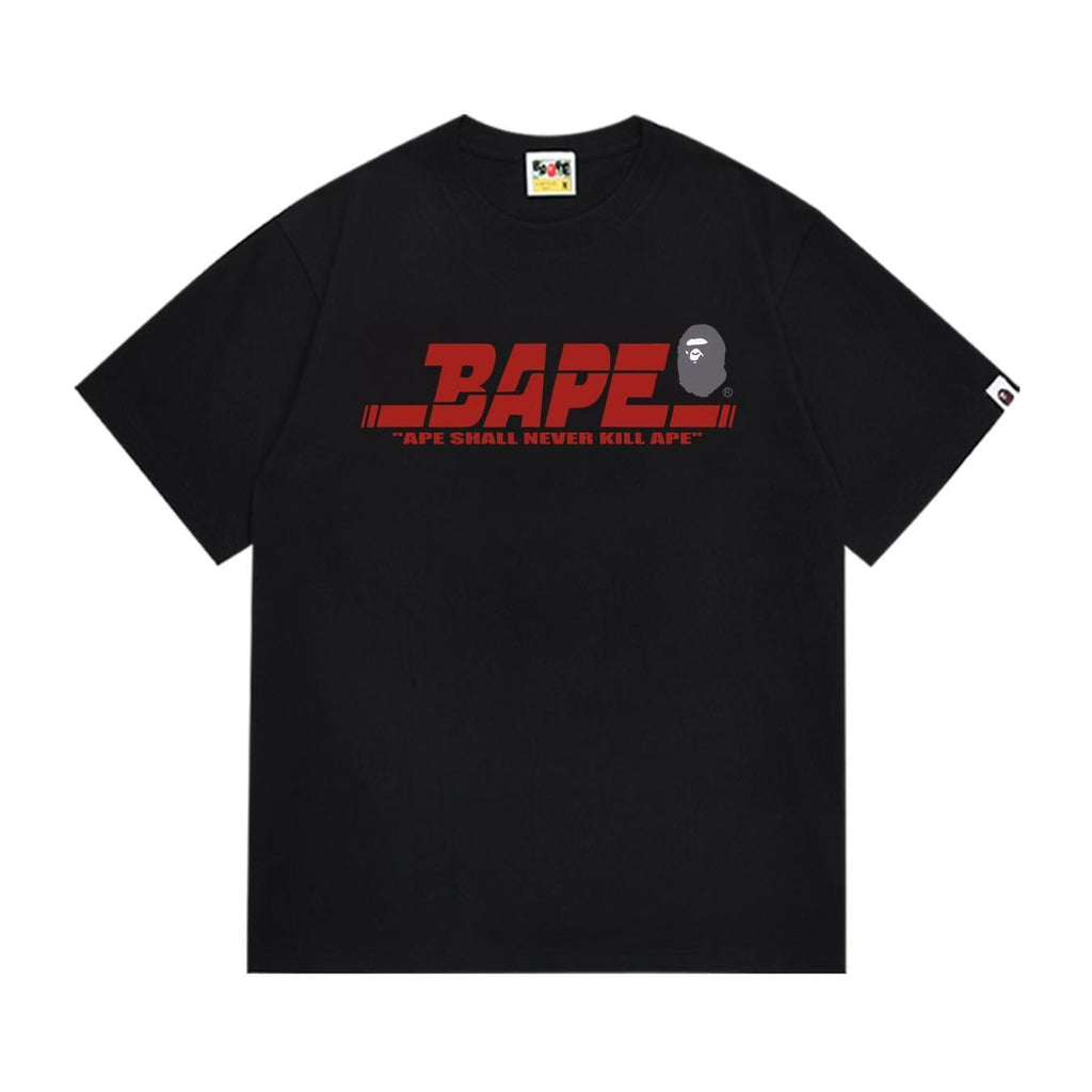 BAPE Red Chest Graphic Short-Sleeve T-Shirt