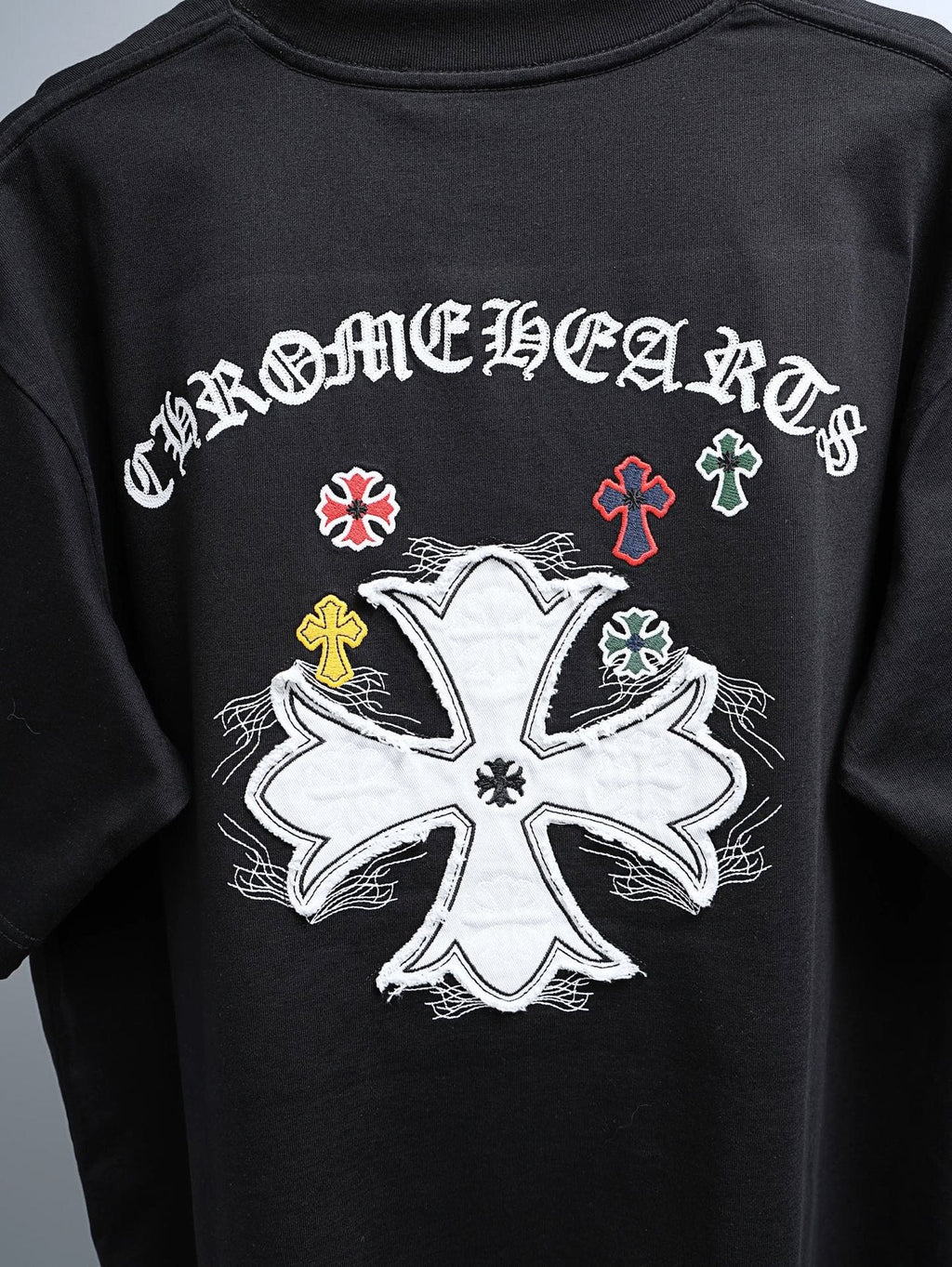 Chrome Hearts Back Graphic Short-Sleeve T-Shirt