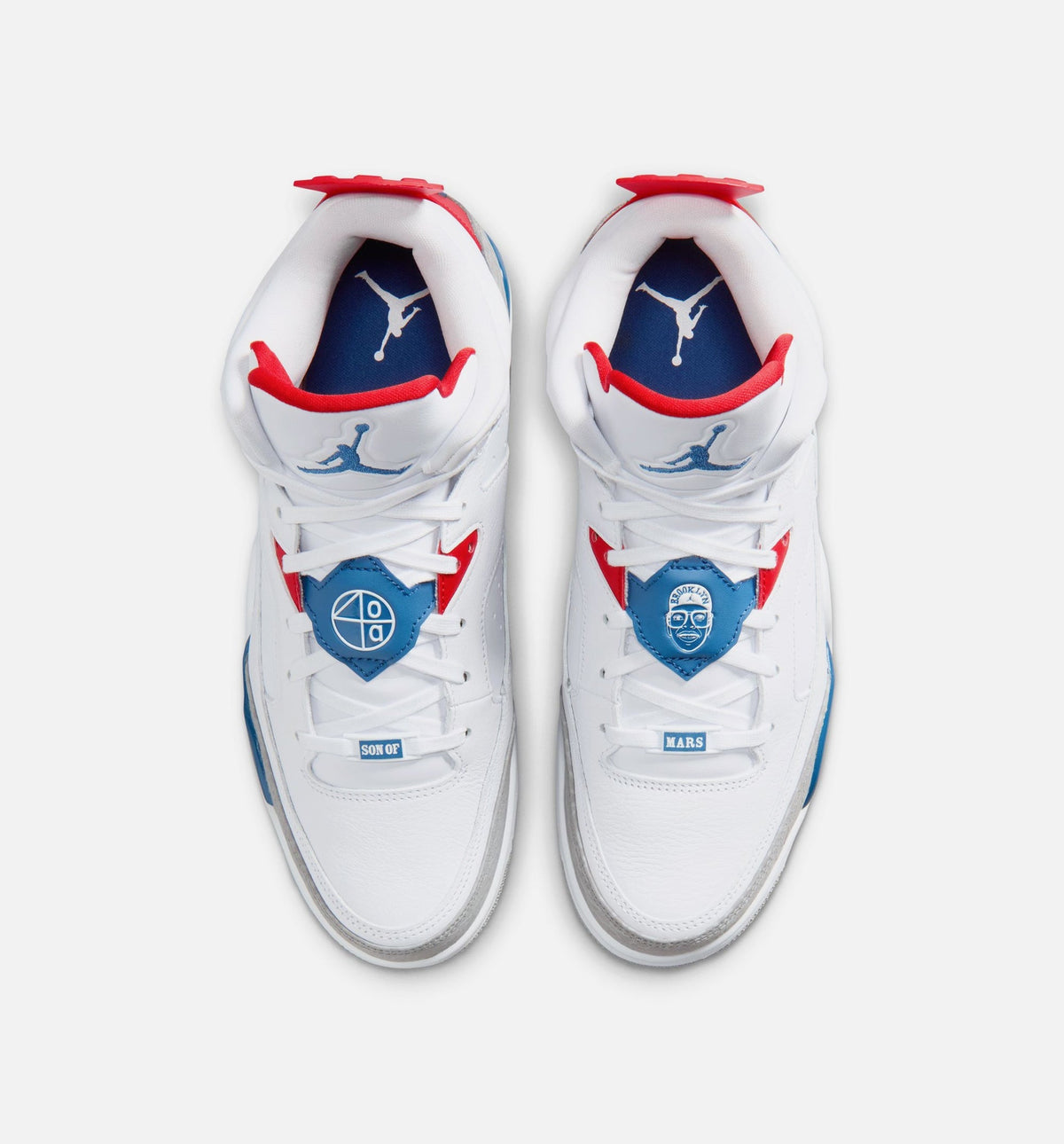 Son of Mars Low – Men's Lifestyle Shoe in White/Varsity Red/Light Smoke Grey/True Blue