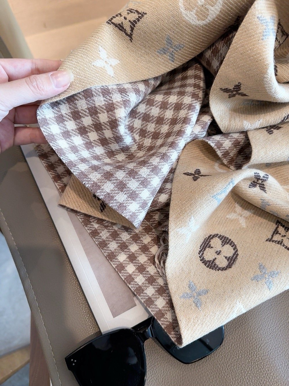 Louis Vuitton Reversible Monogram Scarf