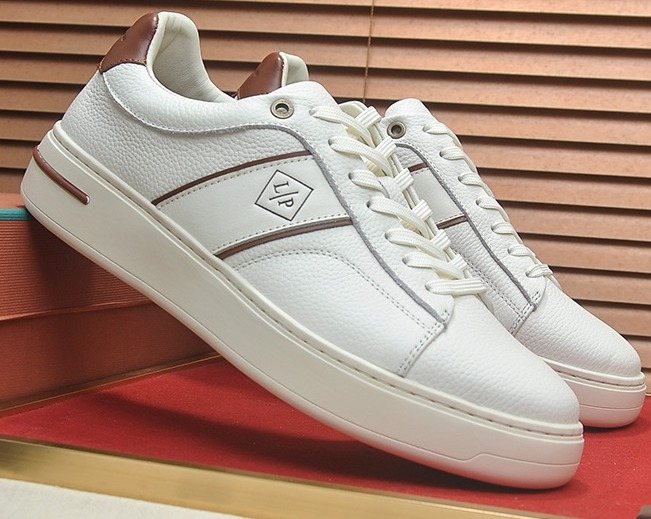 Loro Piana Textured Low-Top Sneakers
